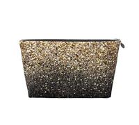 Paillettes Scintillantes dorées, Trousse de Toilette Trousse de Maquillage Sac à cosmétiques Trousse de Toilette de Voyage Portable