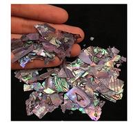 Paillettes Shell, Tranches de coquille d'ormeau 100g multicolores for l'art des ongles et la décoration en gel(3)