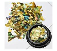 Paillettes Shell, Tranches de coquille d'ormeau Nail Art paillettes décoration accessoires à créer soi-même 1 Pot multicolore PD-0169(PD-0169-1)