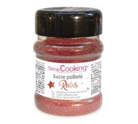 Paillettes sucrées - Rubis - 160 g Scrapcooking