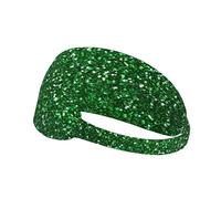 Paillettes Vertes Scintillantes,Bandeau de Sport Unisexe, Bandeau élastique Multi-usages pour Cheveux