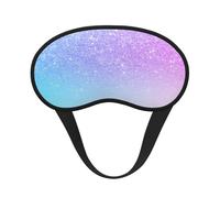 Paillettes violettes et roses, dégradé bleu ombré,Masques de sommeil occultants, cache-yeux couvrants, masques de sommeil anti-lumière