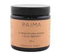 Païma - masque visage anti-acné - Rhassoul, argile blanche, poudre d'ortie piquante - Anti imperfection - En poudre - 50g