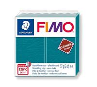 Pain 57g FIMO EFFECT CUIR couleur turquoise