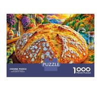 Pain au levain Puzzle 1000 Piece pour Adultes, Puzzle Difficile Jeu D'adresse pour Toute La Famille 70x50cm/1000pcs