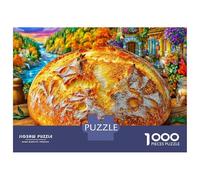Pain au levain Puzzle 1000 Pièces, Difficile Puzzles pour Adults Enfant, Jeu De Défi Intellectuel 70x50cm/1000pcs
