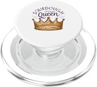 Pain au levain Queen pour Femme, Maman, Fille, Chef Boulanger PopSockets PopGrip pour MagSafe