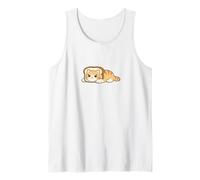 Pain de Chat grillé Mignon Kawaii Kitty Toast Débardeur