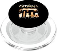 Pain de chat Lover Lover Kitten Pet Animal Owner Foodie Cartoon PopSockets PopGrip pour MagSafe