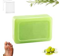 Pain de savon apaisant, savons naturels pour les pieds et le corps, formule à base de plantes pour contrôler les odeurs des pieds et du corps, nettoyage rafraîchissant quotidien (1 Pcs)