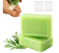 Pain de savon Loravey Soulagement, Savon Loravey à l'huile d'arbre à thé, Savons naturels pour les pieds et le corps, Pénètre en profondeur - Soignez vos pieds à la racine (2 pièces)