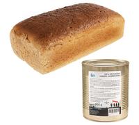 Pain de seigle 700 g + soupe aux pois cassés avec viande épaissie 850 g Arpol - Ensemble