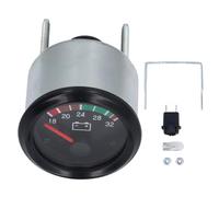 Pain de Tension de Voltmètre LED en Alliage en Alliage en Aluminium 52 Mm, Jauge de Jauge de Tension de 52 Mm pour Moteur 24V 18V 18-32V Iprol et étanche