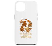 Pain d'épice Cuisson Ici pour Les Cookies Cute Kids Noël Coque pour iPhone 13