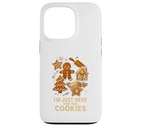 Pain d'épice Cuisson Ici pour Les Cookies Cute Kids Noël Coque pour iPhone 13 Pro