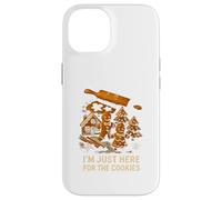 Pain d'épice Cuisson Ici pour Les Cookies Cute Kids Noël Coque pour iPhone 14