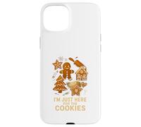 Pain d'épice Cuisson Ici pour Les Cookies Cute Kids Noël Coque pour iPhone 15 Plus