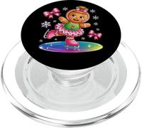 Pain d'épices pour Patinage sur Glace Rainbow Delight PopSockets PopGrip pour MagSafe