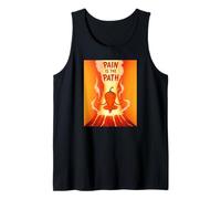 Pain is The Path Chili Pepper Enlightenment Humour Spicy Art Débardeur