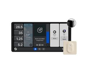 Painel Tátil Shelly Wall Display X2 Sensor de H&T 6.95