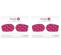 Paingone Aegis - gel pads de remplacement| Soulage les douleurs du dos| douleur dos, lombaires| massage dos| sans médicament| soulagement rapide et efficace| la boîte contient 2 paires de gel pads