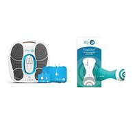 Paingone Fllow Pro |Soulage les jambes lourdes et douloureuses |jambes gonflées, circulation sanguine jambes et pieds & XL - électrodes de remplacement| Soulage vos douleurs au quotidien | 2 unités