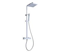 PAINI FRANCE ROBINETTERIE Colonne de douche Cubra Select - Fixation murale ajustable - Douche et baignoire