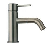 Mitigeur lavabo Cox bec long avec vidage Grey Acier