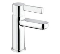 Paini - Sofia 211 Robinet mitigeur salle de bain monocommande avec vidage Clic Clac pour lavabo, finitions chromées et brillantes, design attrayant, entièrement fabriqué et fabriqué en Italie