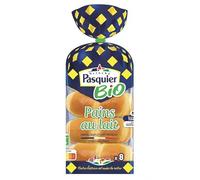 PAINS AU LAIT BIO 280G, BRIOCHE PASQUIER, LOT DE 4