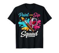 Paint and Sip Squad - Artistic Painting Party T-Shirt