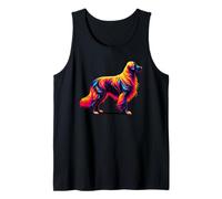 Paint Art Flat-Coated Retriever Débardeur