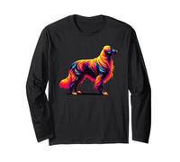 Paint Art Flat-Coated Retriever Manche Longue
