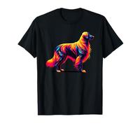 Paint Art Flat-Coated Retriever T-Shirt