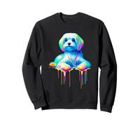 Paint Art Maltese Malteses Sweatshirt