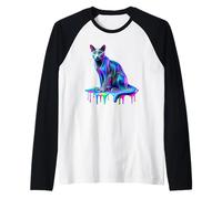 Paint Art Russian Blue Cat Russian Blues Maltese Manche Raglan