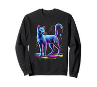 Paint Art Russian Blue Cat Russian Blues Maltese Sweatshirt