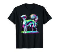 Paint Art Saluki Dog Persian Greyhound T-Shirt