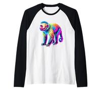 Paint Art Singe Capucin Manche Raglan