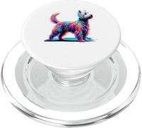 Paint Art West Highland White Terrier Westie PopSockets PopGrip pour MagSafe