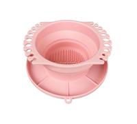 Paint Brush Cleaner Cup - Non-Spill Foldable Tool | Acrylic Brush Washer with Portable Travel Feature, Artist Supply with Studio Class Use, Silicone Cleaning Accessory for Kids Adults Teens