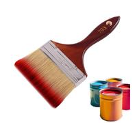 Paint Brush - Deck Stain Brush Applicator | 22.5cm Wood Metal Thick Painting Brushes | Long Handle Wide Bristle Finishing Tool for Walls Furniture Interior Exterior Projects