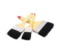Paint Brush,Paint Brush 10Pcs Wooden Handle Woolen Paint Brush Set for Wall and Furniture Paint Oil Paintings Grilling Tools(One Color-1.5 inch(10Pcs))