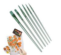 Paint Brushes Set- Artist Paints Brush Set of 6 for Gouache, Ink, Watercolor, and Acrylic Painting, Fine Drawing Art Tools with Soft Bristles, Multi-Purpose Paintbrushes for Notebook Scrapbook Rock Gr