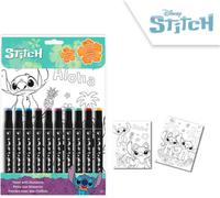Paint by Numbers - Ensemble de crayons de couleur et de marqueurs - Lilo & Stitch