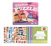Paint By Sticker Book Toy | Parent-Child Interactive Early Learning Game | Sticker By Number Kids Activity Book For Boys Girls