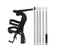 Paint Extension Pole, Adjustable Spray Adapter, Telescopic Wand, Powder Duster Tip, Lightweight and Sturdy Design for Ceiling Coating, Indoor Painting, Fence, Door Frame