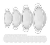 Paint Filter - Double Layer Funnel Reusable Tool, Mesh Strainer Combo for Smooth Paint, Ink, and Honey Filtration, Ideal for Home, Family, Art, Craft Enthusiasts, Paints Accessories, 6x2 Inches