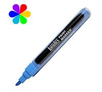 Paint Marker - Pointe fine - bleu de céruléum