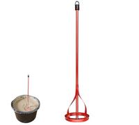 Paint Mixer Mixing, Rust-Proof Long Drill Paddle Stirrer Attachment With Hex Shaft, Easy Clean Tool, Perfect For Mixing Paint Adhesives Grout Cement And Coatings, Secure Fit